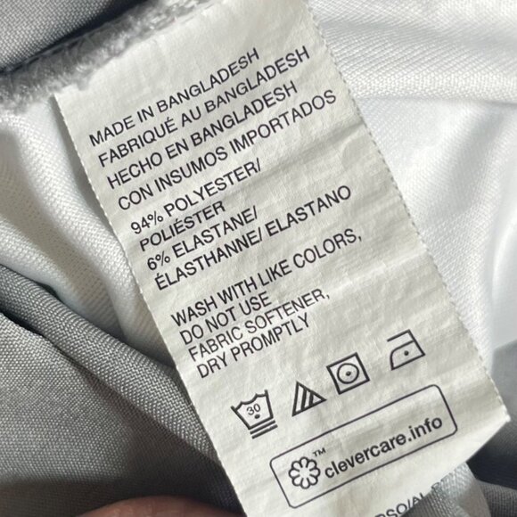 Izod Mens Golf Pants Stretch Flat-Front Performance Wear Gray Size 34x32 - Picture 8 of 10